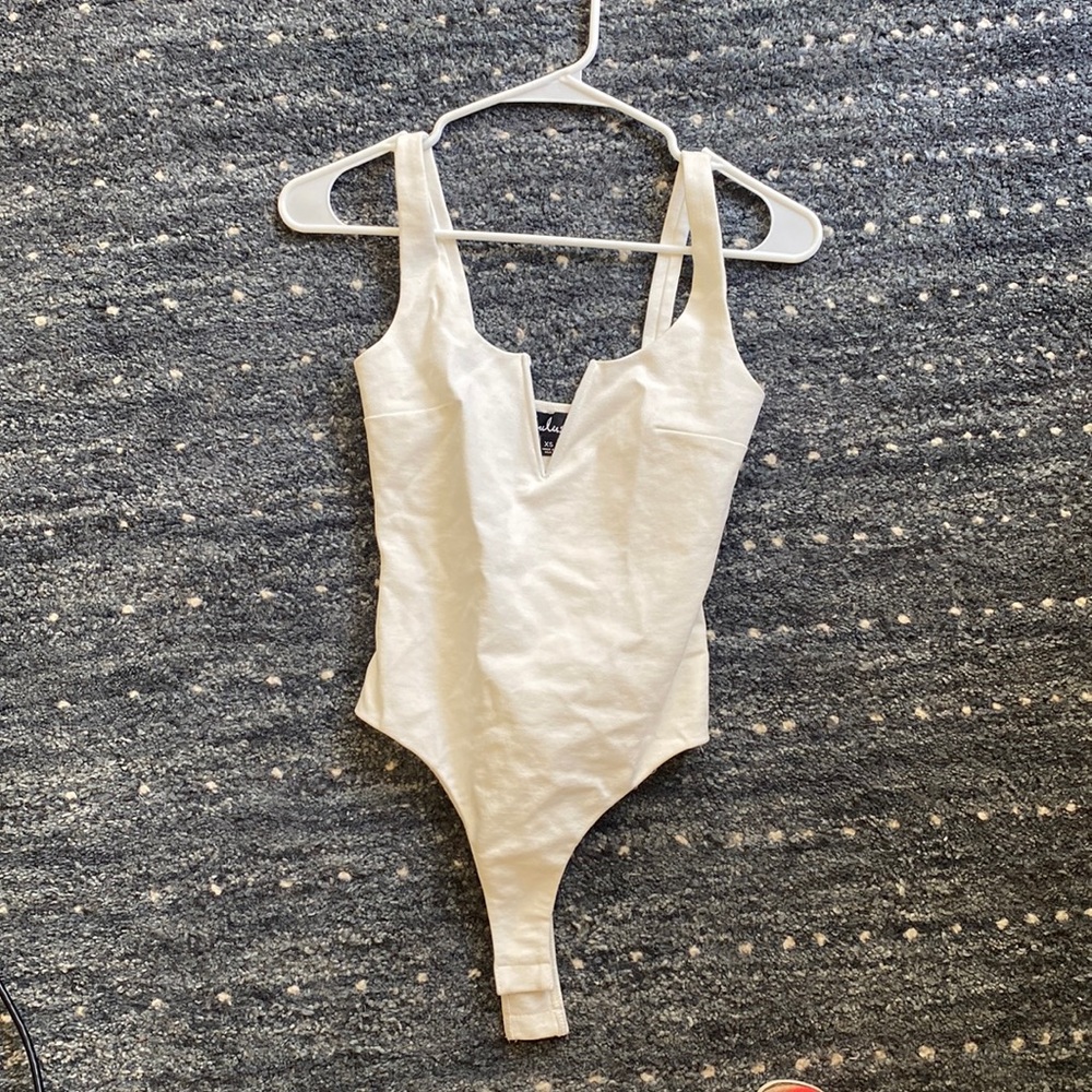 Lulu’s white bodysuit, XS